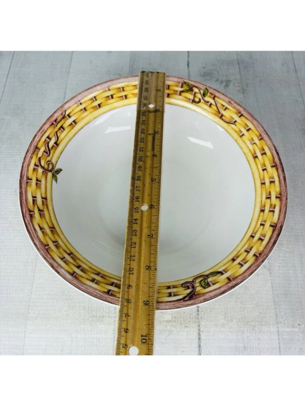 American Atelier MONKEY 5029 Jungle Bamboo Rim Porcelain 9